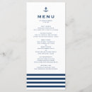 Search for nautical wedding menus Anchor