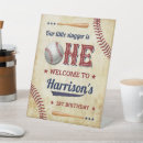 Search for baseball welcome signs Boy