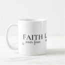 Search for faith typography mugs God