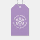 Search for purple christmas gift tags Snow