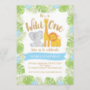 Recherche de ęr anniversaire invitations Animaux de jungle