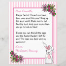 Search for letter from easter bunny For kids