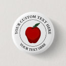 Search for red apple buttons Apples