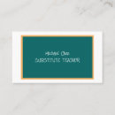 Recherche de professeur préscolaire cartes visite Tuteur