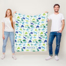 Search for green dinosaur blankets Watercolor