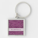Search for purple square keychains Feminine