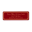 Search for great gatsby return address labels Gold