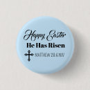 Search for happy easter buttons Christian