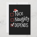 Search for naughty list christmas cards Funny