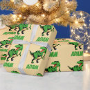 Search for t rex wrapping paper Boy