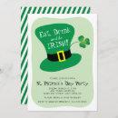 Search for st patricks day party invitations Shamrock