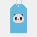 Recherche de panda étiquettes cadeau Kawaii