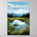 Search for travel alaska posters Retro vintage travel
