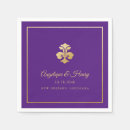 Search for fleur de lis napkins Louisiana