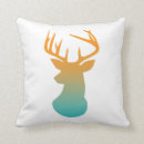 Search for deer head pillows Blue