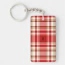 Search for tanning rectangular keychains Red