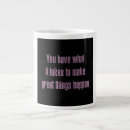 Search for great things mugs Quote