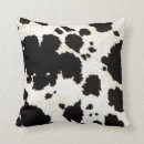 Recherche de peaux vache coussins Noir