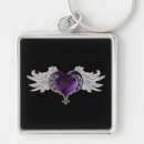 Search for purple wings keychains Heart