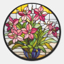 Search for stained glass flower stickers Colourful