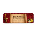 Search for medieval return address labels Sword