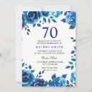 Search for indigo birthday invitations Flowers