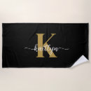 Search for black and gold beach towels Initial