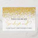 Search for bridesmaid cards Foil