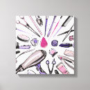 Search for makeup canvas prints Hair