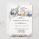 Search for ski wedding invitations Pine forest