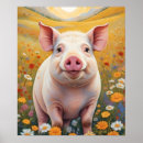 Recherche de animal coloré posters Porc