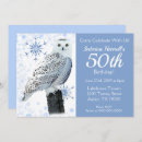 Search for snowy owl invitations Snowflakes