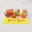 Recherche de macaron français cartes visite Gâteaux