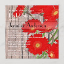 Search for red gerbera invitations For her