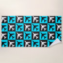 Search for airplane beach towels Pattern