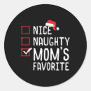 Search for naughty or nice list stickers Make