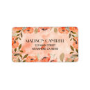 Search for rustic fall wedding return address labels Floral