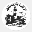 Search for black and white lighthouse stickers Beach