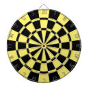 Search for yellow and black dartboards House party