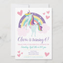 Search for princess unicorn birthday invitations Heart