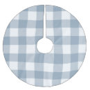 Search for blue tree skirts Chequered