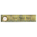 Search for clock name plates Desk