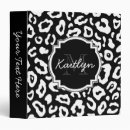 Search for leopard print binders Stylish
