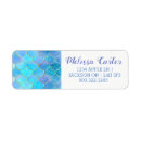 Search for fish scale return address labels Pattern