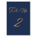 Search for navy and gold table cards Dark blue