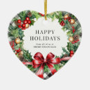 Search for holly wreath ornaments Elegant