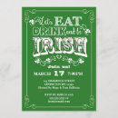 Recherche de soyez irlandais invitations Shamrock