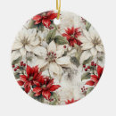 Search for poinsettia ornaments Traditional
