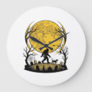Search for bigfoot clocks Halloweendecor