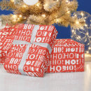 Search for ho ho wrapping paper Elegant